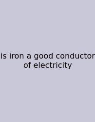 Is Iron A Good Conductor Of Electricity